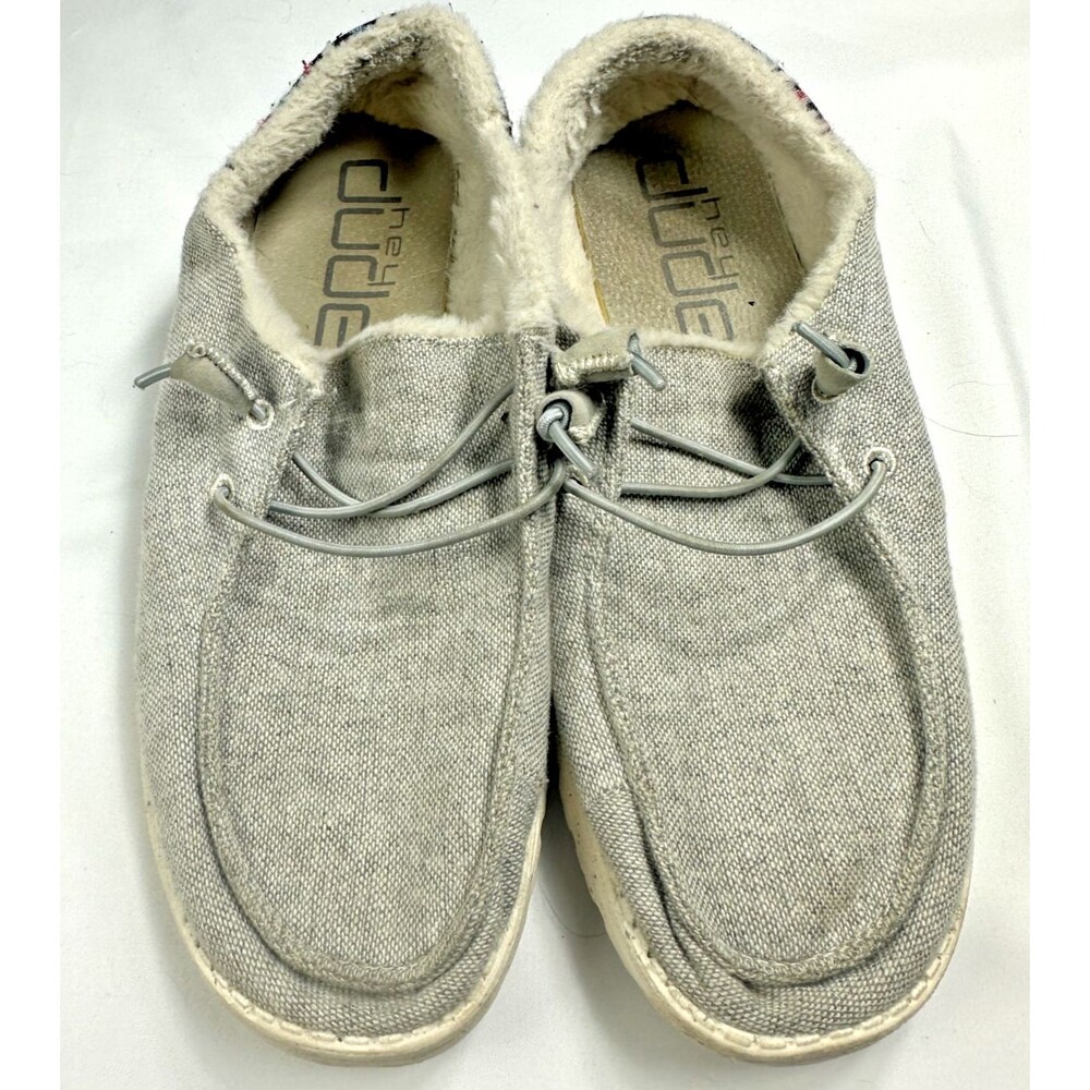 HEY DUDE Wendy Funk Jacquard and Gray Womens Slip-On US Size W 10